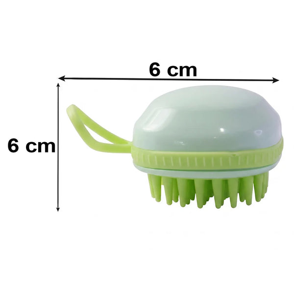 Silicone Scalp Massage Shampoo Brush for Daily Hair Washing and Shower Care (1 Pc)