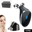 Microcurrent Face Massager, 3 Intensity Modes, LED Indicator, USB Charging, 10-Minute Daily Treatment, Black