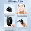 Microcurrent Face Massager, 3 Intensity Modes, LED Indicator, USB Charging, 10-Minute Daily Treatment, Black