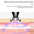 Microcurrent Face Massager, 3 Intensity Modes, LED Indicator, USB Charging, 10-Minute Daily Treatment, Black